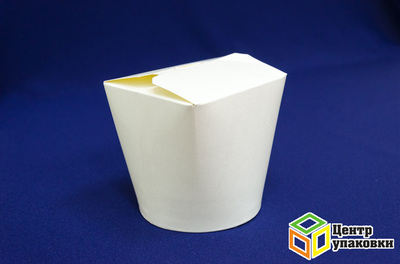 Контейнер бумажный China Pack 1 л белый (1-500-25 шт.)