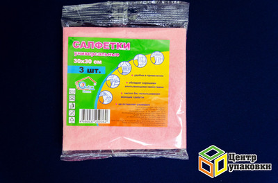 Салфетка вискозная Extrahome 30-30 (1-100-3шт)