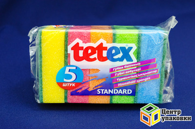 Губка для сантехники 137 Tetex (1-80шт)