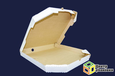 Коробка картонная под пиццу 35-35см с обрезн углами (150шт)