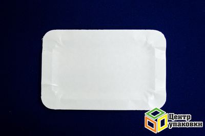 Тарелка картон 1320см белая, не ламин (11800100шт)
