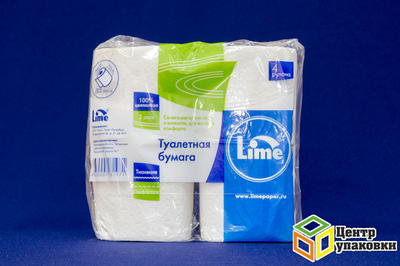 Туал.бумага Белая Lime 2cл 4рул (1-24шт)